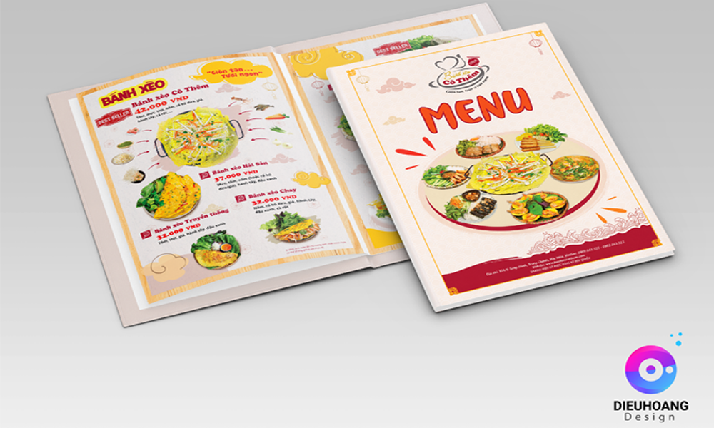 thiết kế menu chất lượng